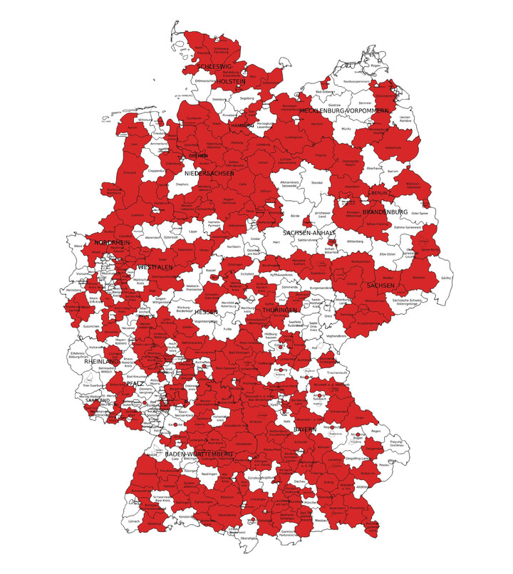 Deutschlandkarte-W